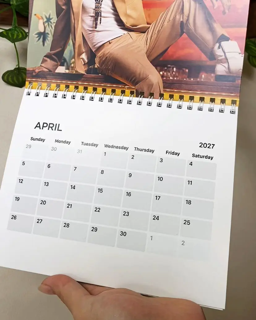 (Add 2027 Calendar) Puerto Rican Singer 2026 Calendar, Latin Music Lover Calendar