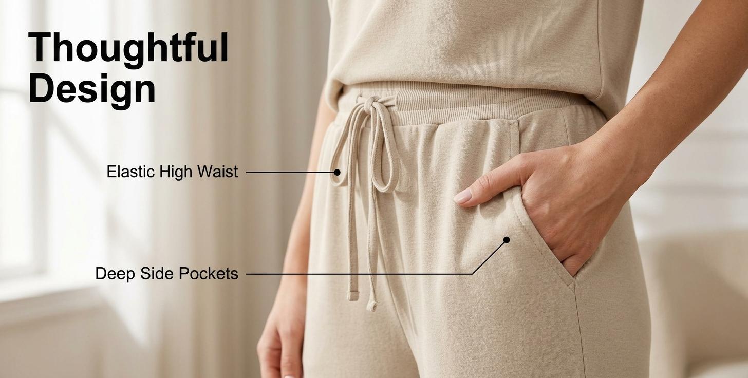 JointlyCreating Two Piece Lounge Set for Women Spring Vacation Beach Travel Airport Outfits Casual Cruise Fashion Clothes & Pants Womenswear Style