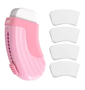 4+1 Pack Rubber Erasers Sliding Retractable Eraser, Large White Erasers for School Office Art Drawing Pencil Eraser for Kids