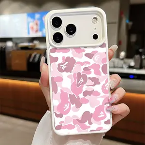 Pink Ape Camo Print Phone Case for iPhone 17 AIR 17 PRO 16 PRO 15  PRO MAX  14 PLUS 13 PRO 12 11 PRO XS MAX X XR, Accessories, Acrylic