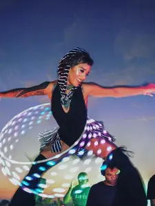 PixelHoop LED Smart Hula Hoop with Remote Control Large