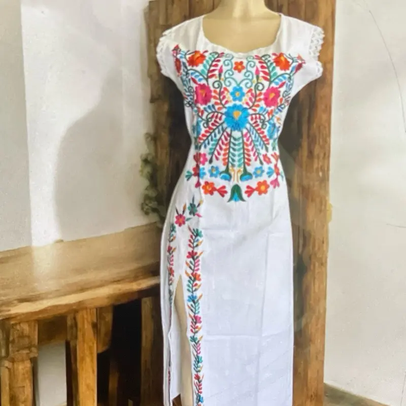 Floral Amazing Tradicional Mexican Dress