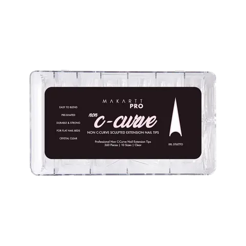 Non C Curve Half Cover Nail Tips (360pcs)