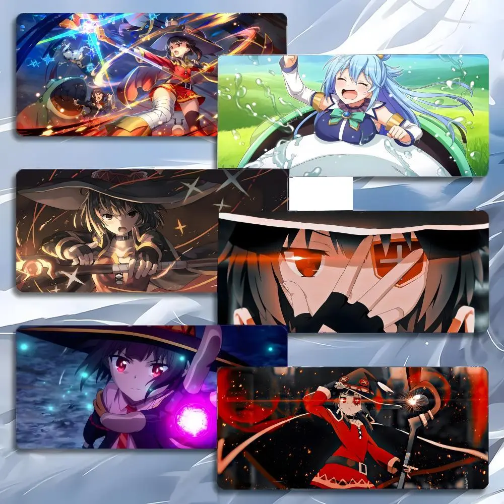 anime funny M-MEGUMIN KonoSuba Mouse Pad Mousepad Large Gaming LockEdge Thickened PC Table Desk Mat