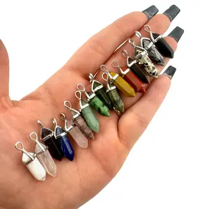 Moon Mountain Gems - Dainty Crystal Pendant - Gemstone Point Pendant