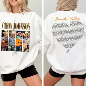 C0dy J0hns0nn Graphic Hoodie, Country Rodeo Sweatshirt, Western Style Shirt, Unisex Music Fan Gift, Unisex Sweater Pullover Tee