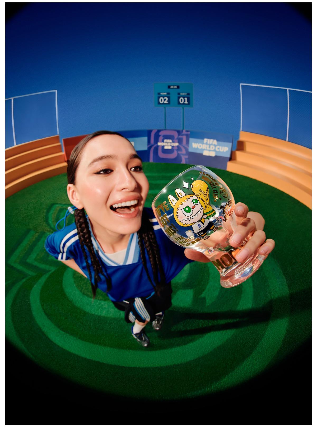 [POP NOW]THE MONSTERS × FIFA SERIES-Glass Cup Blind Box POP MART