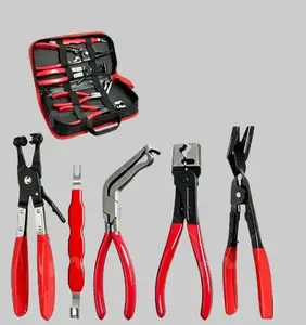 Automotive Electrical Disconnect Kit (5-Piece) - High Carbon Steel 60° Connector Separator, Hose Clamp Pliers, Hose Removal Tool, Wiring Terminal Remover, Car Accessories, Auto Parts Accessories, Specialty Mechanic Tools for Industrial Use,summervibes tik