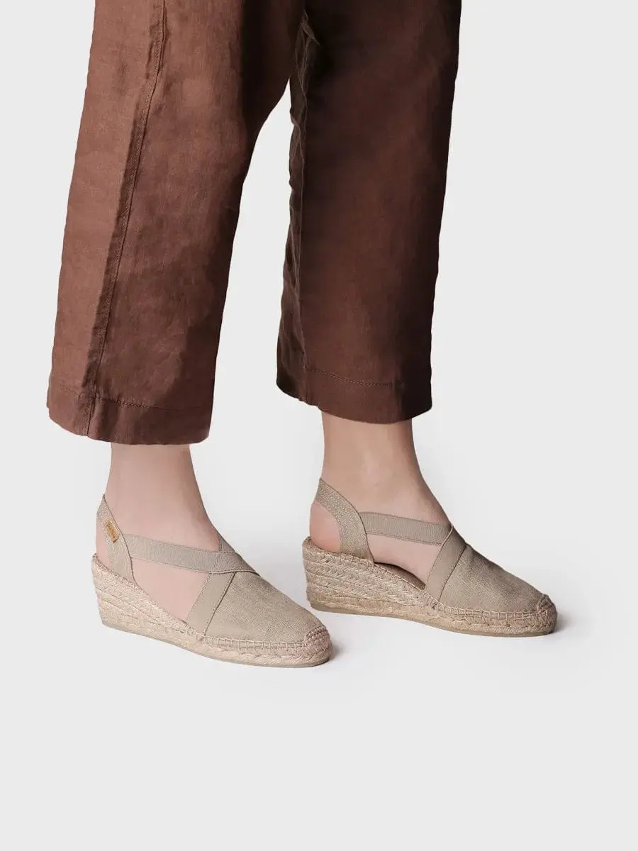 TER Canvas Espadrille by Toni Pons - Stone