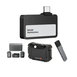 Lexar 1TB Professional Go USB 3.2 Gen 2 Type-C Portable SSD w/ DJI Mic 2 Bundle