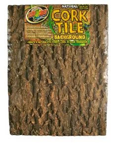 Zoo Med Natural Cork Tile Background Brown, 1ea/18In X 24 in, XL