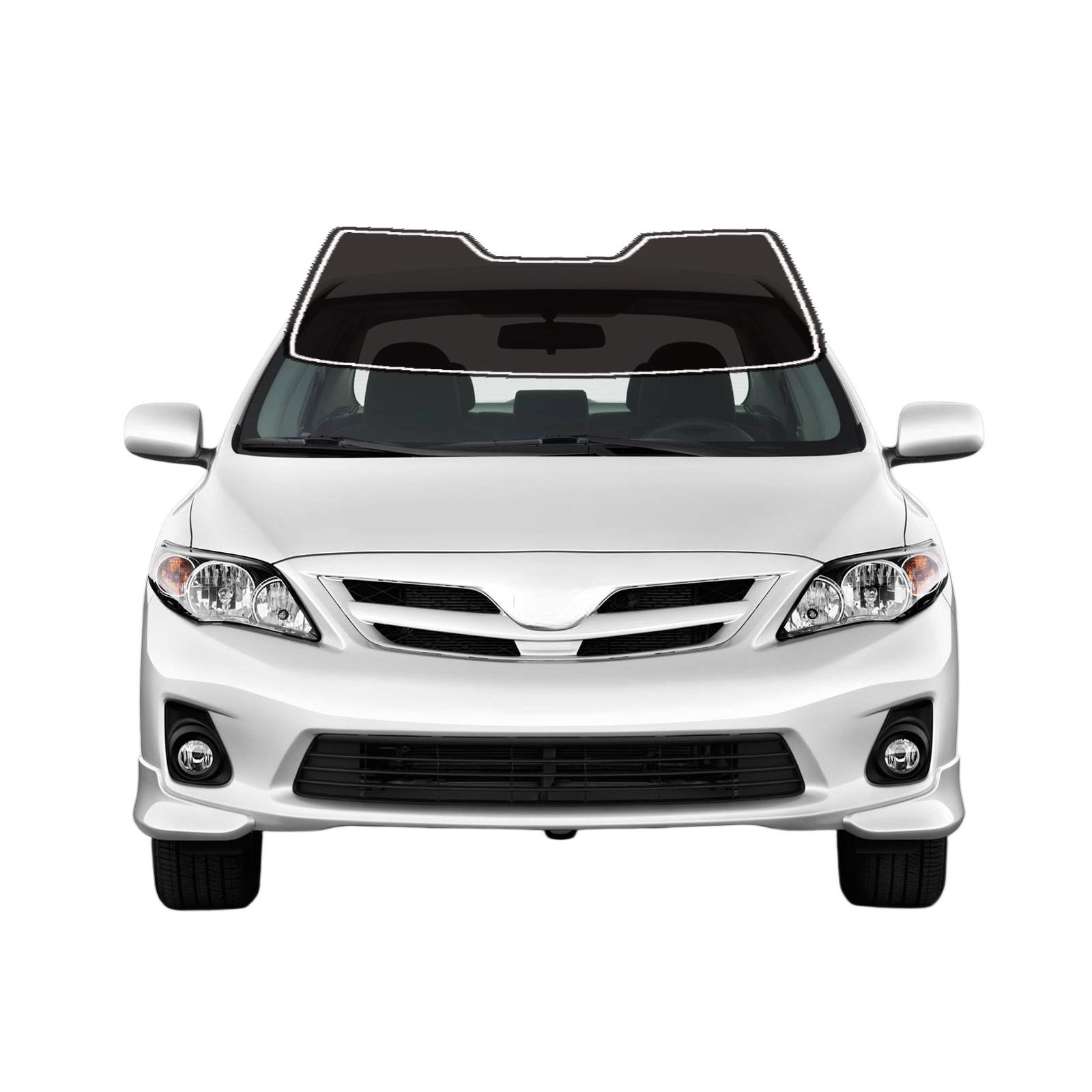 Precut Window Tint Film For Toyota Corolla Sedan 2009-2013 Window 2Ply Anti-Shatter, UV Block, Privacy Protection, Easy Install, No Trimming Needed,Heat & Glare Reduction