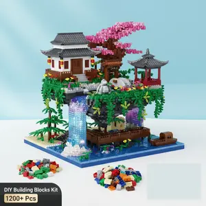 2705pcs Peach Pool Building Set, Building Block Sets, Creative Building Blocks, 3D Model Kit, Multicolor Bricks, Abs Material, Creative Decoration, Adult Stress Relief Toy, Perfect Gift