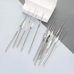 12 Pack 0.6MM-1.9MM Metal Crochet Hooks Set for DIY Knitting, Ideal for Lace Yarn, Sweaters, Scarves, Socks and More Crochet Set Kit