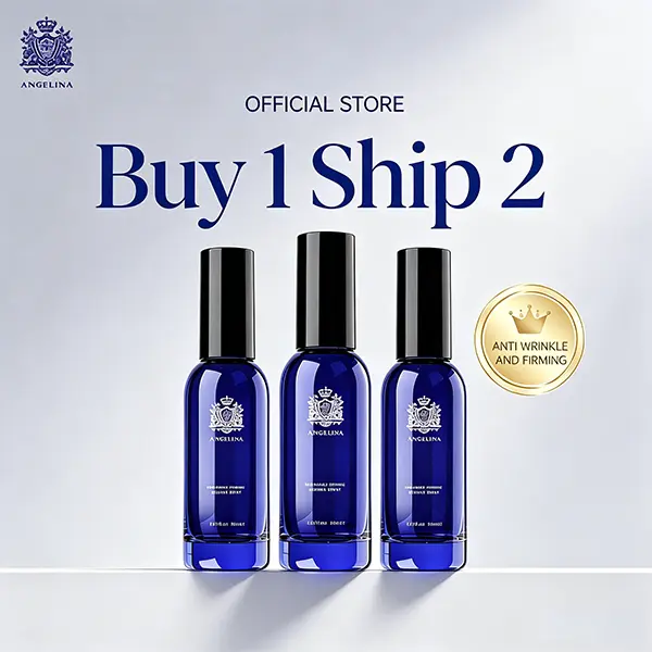 3-Piece Angelina S19 All-In-One Anti-Aging Facial Spray Set Target Fine Lines Sagging Dryness Roughness & Dullness Peptide Essence Mist Hydrating spray, replenishes moisture, creates a dewy complexion, brightens skin tone, promotes collagen,