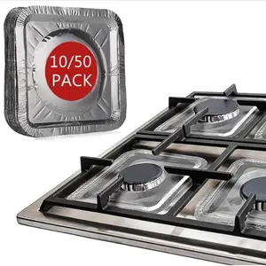 Aluminum Foil Gas Stove Protector, Gas Stove Top Cover, For Collecting Oil, Oils And Food Spill