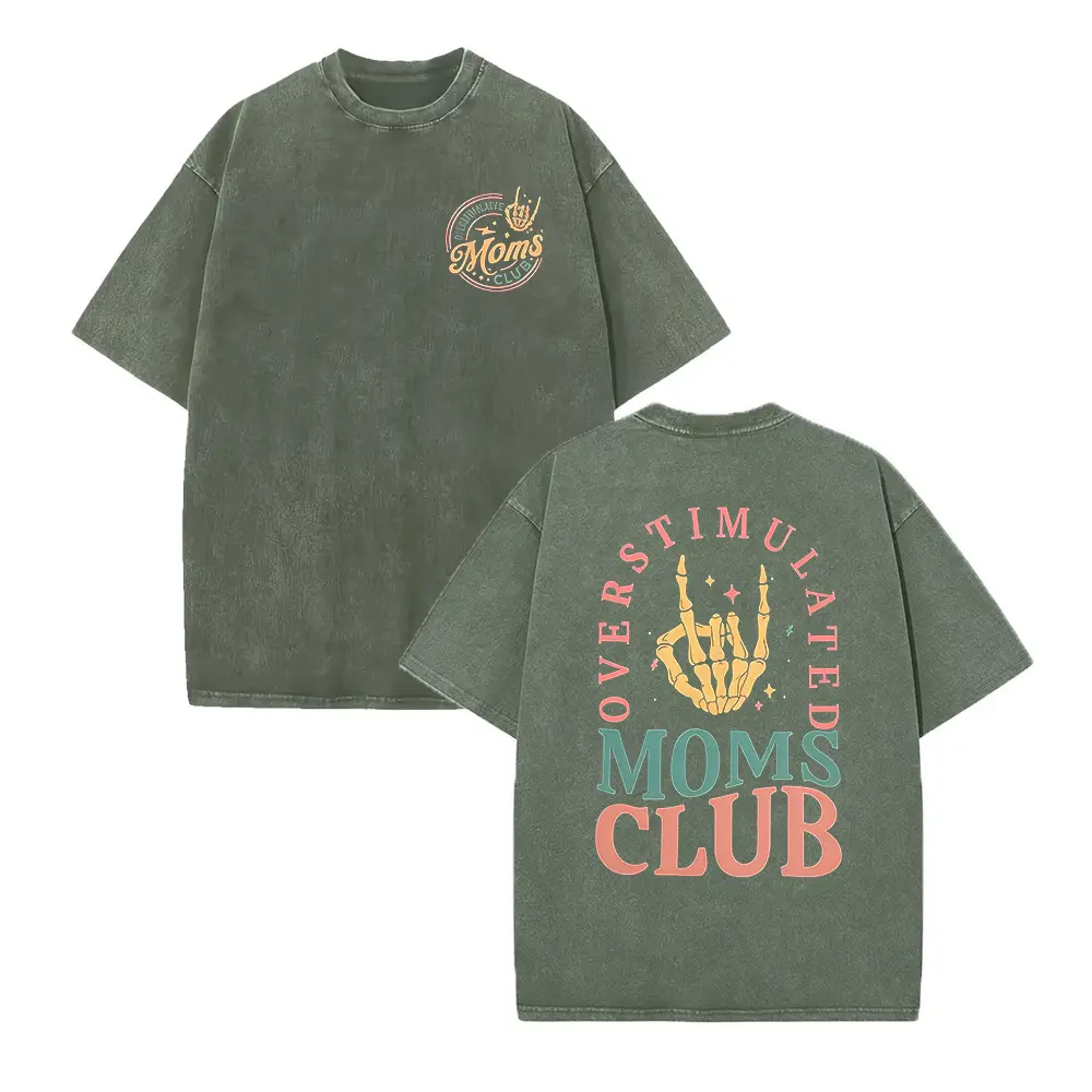 Washed T-shirt-Green