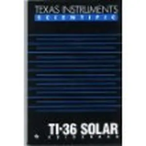 USED-Texas Instruments Scientific TI-36 Solar Guidebook by Texas Instruments (Paperback)
