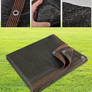 6.6ft x 6.6ft Black Sun Shade Cloth – UV Resistant, Breathable Patio Shade Net for Outdoor, Garden, Pergola, and Greenhouse Protection