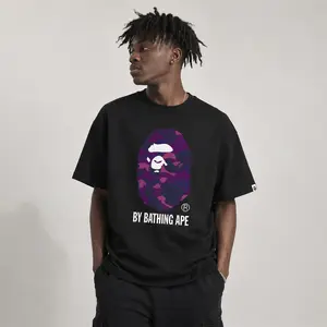 BAPE Color Camo By Bathing Ape Tee Black Purple
