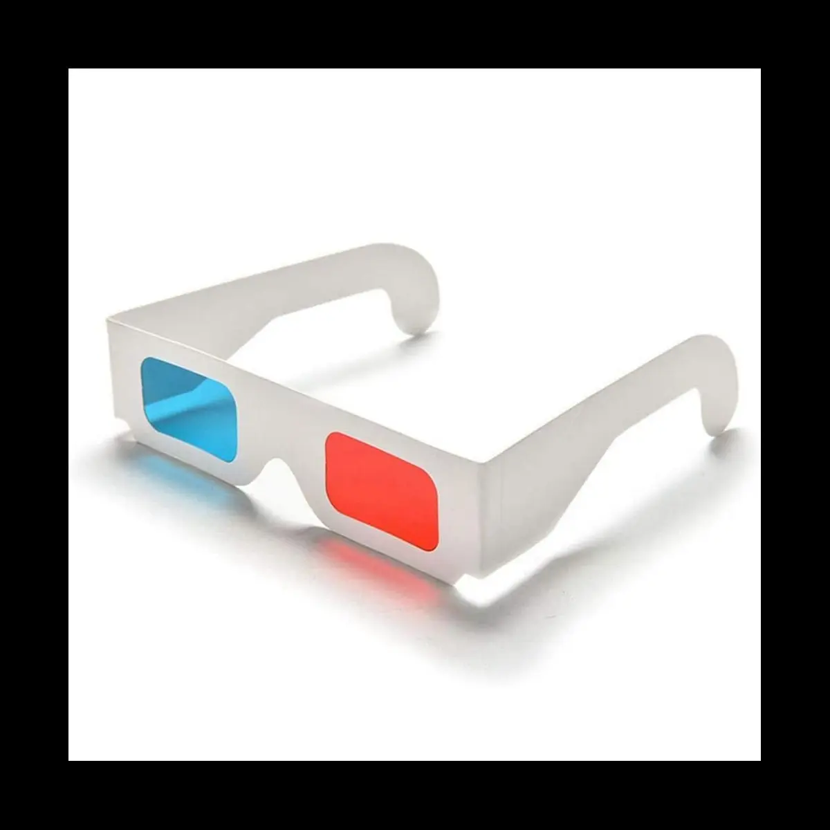 20-Pair Pack Foldable Paper 3D Glasses, 140x40mm Lightweight Red-Blue Anaglyph Stereo Lenses for Stereoscopic View Movies, Motorcycle Accessories (Handlebars & Grips Complement)
