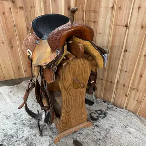 Used HR Barrel Saddle, 14" Seat