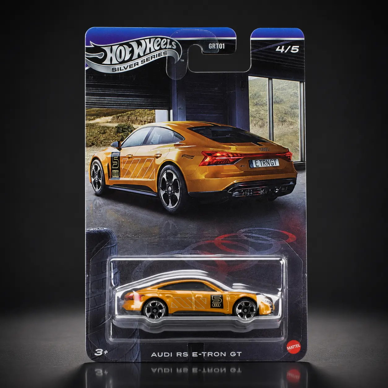 Hot Wheels Silver Series Audi RS e-tron GT 1:64 Orange Gold New Sealed