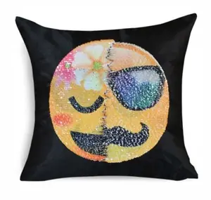 Face Changing Emoji Pillow — Fun Novelty Gift for Kids & Adults