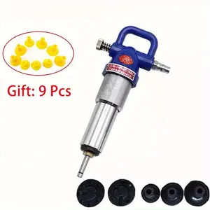 QM-22 Air Operated Valve Lapper Automotive Engine Repair Tool Pneumatic Grinding Machine with 9 Pcs Valve Seat Lapping Car Grind