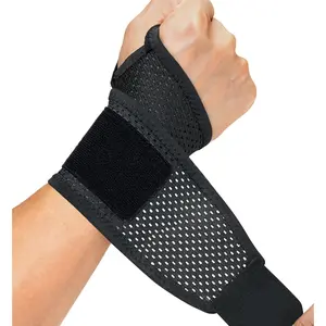 2-Pack Ultra-Thin Breathable Mesh Wrist Wraps with Adjustable Support for Pain Relief and Daily Use Unisex Wrist Brace for Carpal Tunnel Tendonitis One Size Fits All