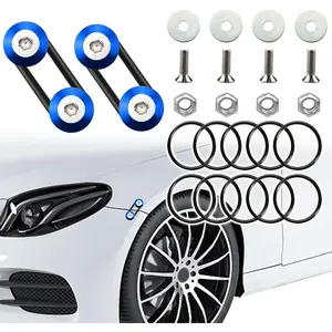 Bumper Holders for Cars Blue 12pc Bumper Fasteners Quick Release Bumper Clips Bumper Universal Car Bumper
