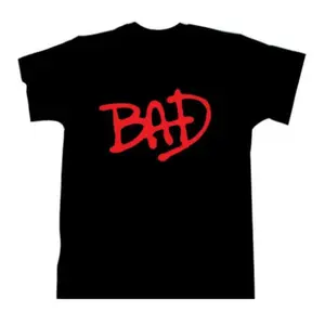 Bad Moonwalker King Of Pop Tee Cotton O Neck Short Sleeve Mens T Shirt New Size S To 5XL Michael Jackson Oversized Style Unisex Soft Breathable Graphic Vintage Casual Summer Cool High Quality Comfortable Gift For Fans