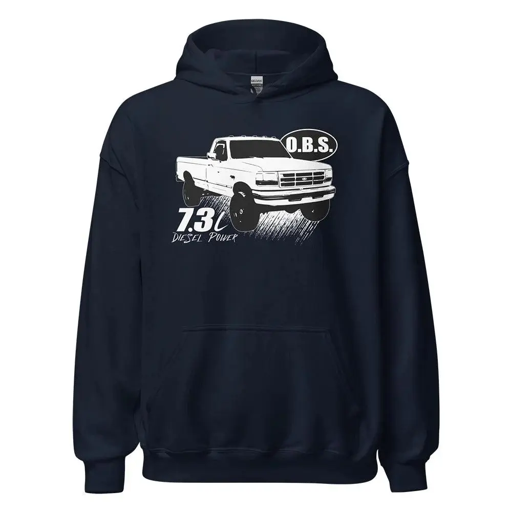 7.3 Powerstroke OBS Ford F250 Super Duty Single Cab T Shirt Sweatshirt Hoodie Gift for Car Lovers