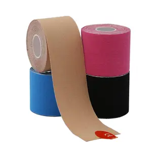 2Counts/Set Kinesiology tape, 6 colors available, waterproof kinesiology tape, uncut kinesiology tape, elastic muscle tape, sports tape, athletic tape, knee tape, suitable for sports and daily use