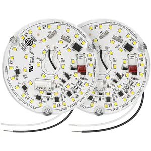 2 Pack LED Ceiling Fan Light Replacement Kit, Retrofit for Ceiling Lights, 15W 120V 5000K CRI90, Dimmable Engine for Pendant, Lantern