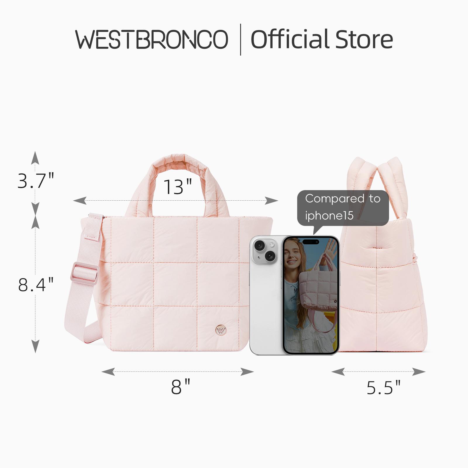 WESTBRONCO TikTokShopSpringGlowUp PUFFY SMALL TOTE PURSE 2026 Trendy Puffer Bag Women Lightweight Bag Spring Fashion Crossbody Bag Purse Women Handbag for Mom Girl Waterproof Gym Fashion Bag Gift for Her SpringStatements