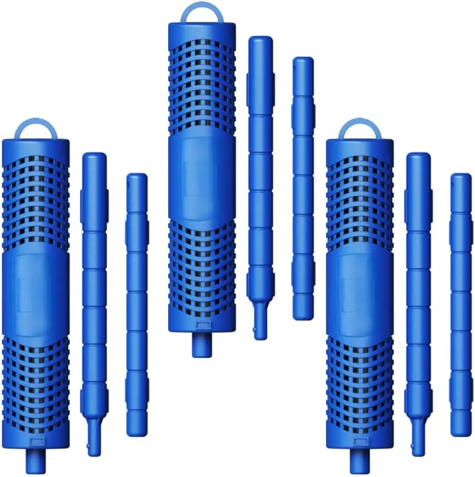Mineral Stick for Hot Tub, Hot Tub Stick with 4 Months Lifetime Universal for Hot Tub & Pool,  Mineral  Keeps  Water  Clear (Blue,3-Pack)