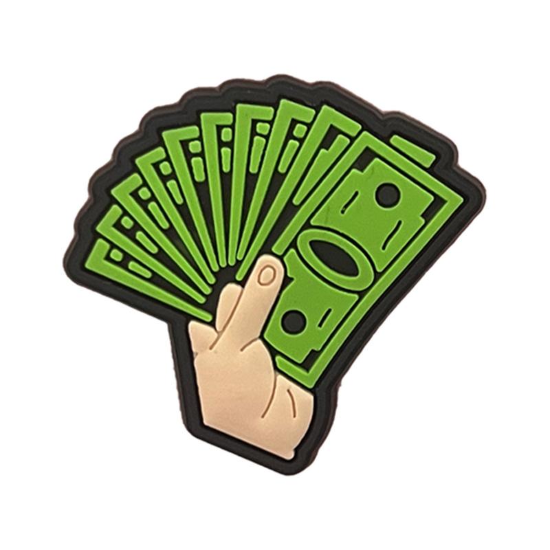 Cartoon Money Croc Shoe Charms for Kids Boys Girls Women Men PVC Wristband Sandals Clog Accessories Party Favor with Dragon and Character Designs