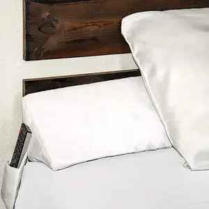 The  Bed Wedge | Gap Filler Between Your Headboard and Mattress | Triangle Pillow Wedge | Bed Filler Wedge | Gap Headboard Filler | Gap Bed Stoppers | Don't Lose Your Pillow()