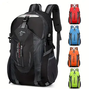 10.57gal Hiking Backpack - Lightweight, Waterproof Daypack with Laptop Compartment, Adjustable Chest Strap, Multiple Pockets for Men and Women - Ideal for Outdoor Sports, Cycling, Travel, Camping - Black Friday, Thanksgiving, Christmas Gift