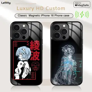 Fighting Anime E-evangelionS Phone Case For IPhone 16 15 14 13 12 11 Pro Max Plus Mini Magnetic Magsafe Wireless Charging Cover