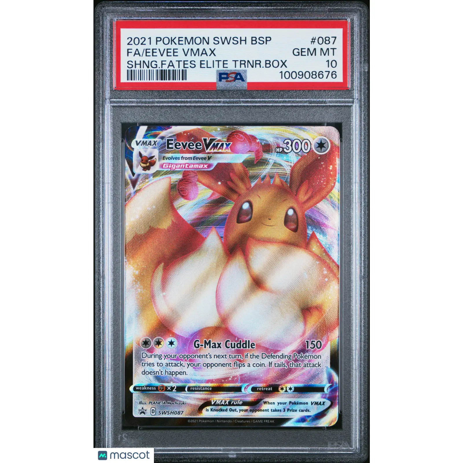 Eevee VMAX SWSH087 Black Star Promo Shining Fates ETB PSA 10 Gem Mint!! -  TikTok Shop