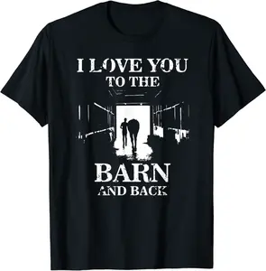 Barn Clothes Farm Girl T-Shirt Horse and Barn Animal Lovers - Keithhodges Shop 85B07N7Z4MD7