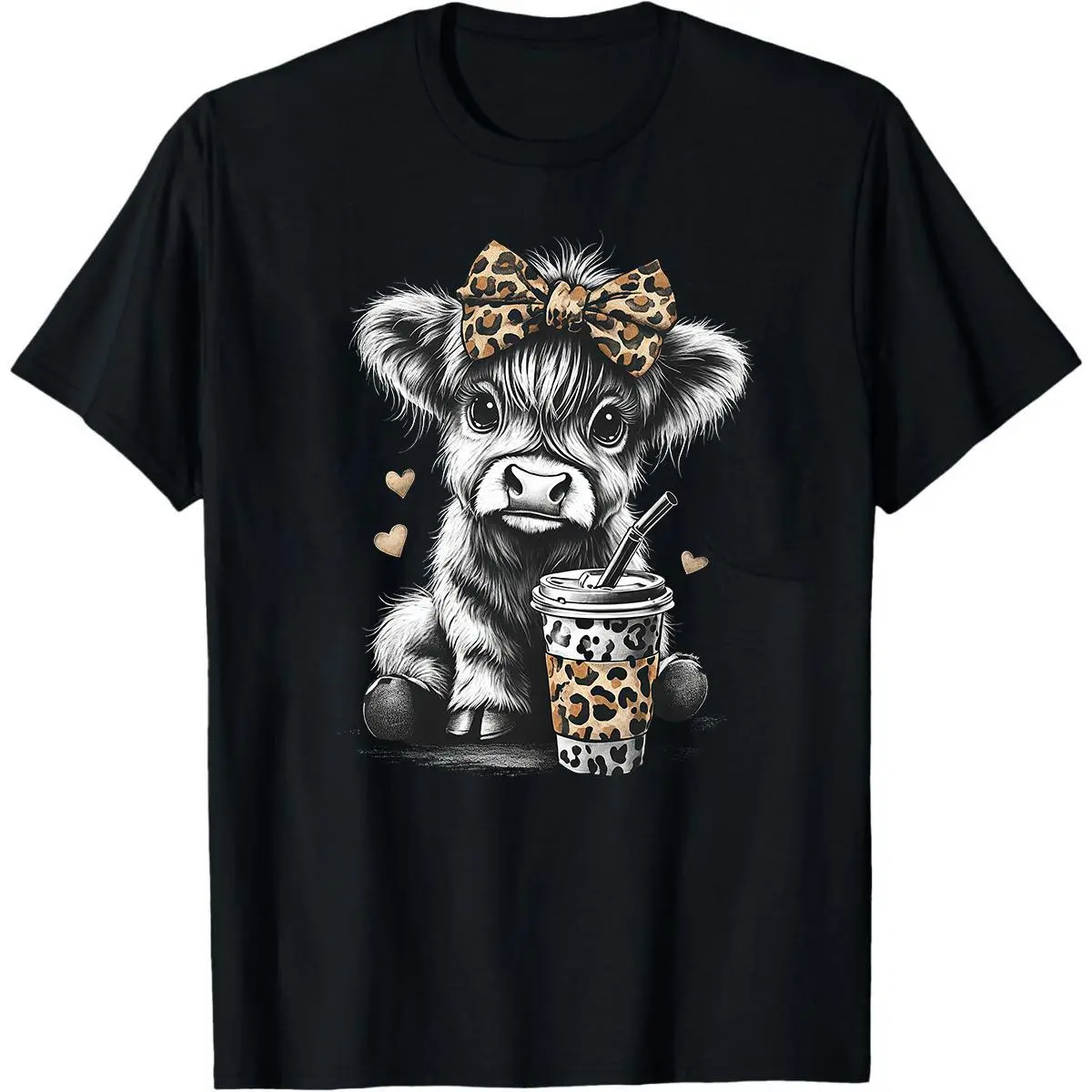 Highland Cow Valentine Sweatshirt or Tshirt