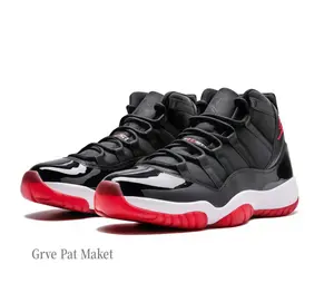 Collectible Sports Shoes - Black Patent Leather Design, Street-Loved Court-Ready Style with Red Accents