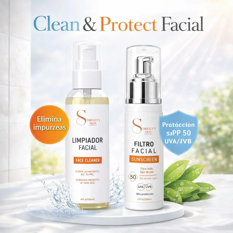 Clean and protect facial kit