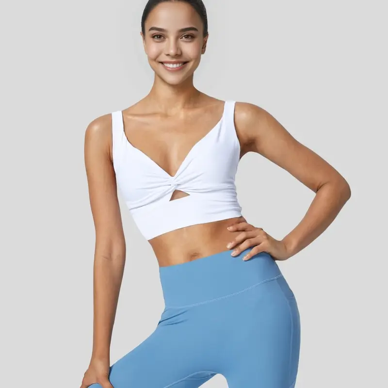 Halara SoftlyZero Airy Low Support Cut Out InstantCool Low Support Yoga Sports Bra-UPF50+ A-D Cups