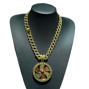 New Product Rotatable Time Comes and Goes Alloy Pendant Pendant Windmill Sweater Chain High-end Necklace Accessories Men simple