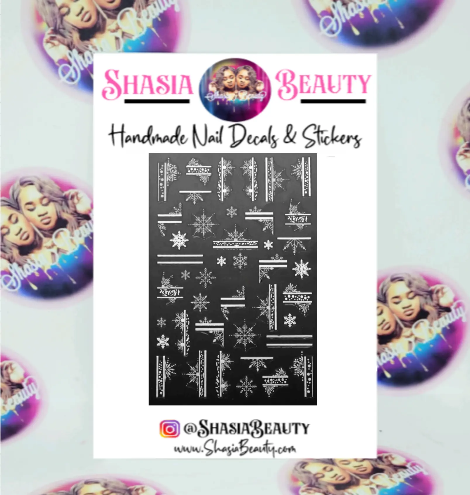 Snowflake Art Nail Stickers