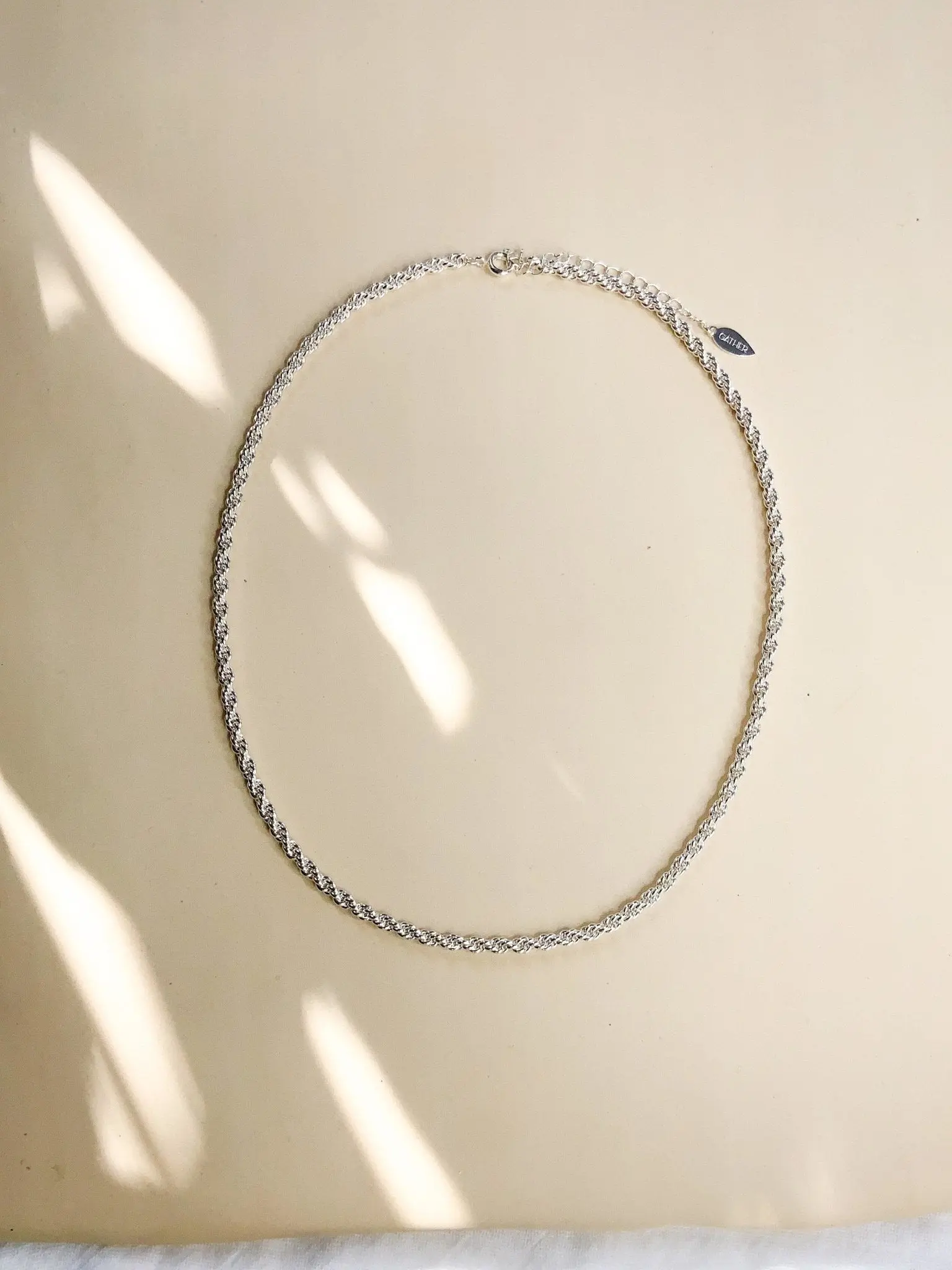 Minerva Chain Necklace - Silver